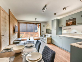Le Génépi - Superbe T2 cabine 4-6 pers, neuf, à 50m des pistes, avec balcon, garage et WiFi - FR-1-685-67 Les Gets